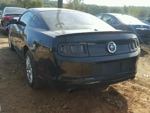 1ZVBP8AM4E5204232 - 2014 FORD MUSTANG BLACK photo 3