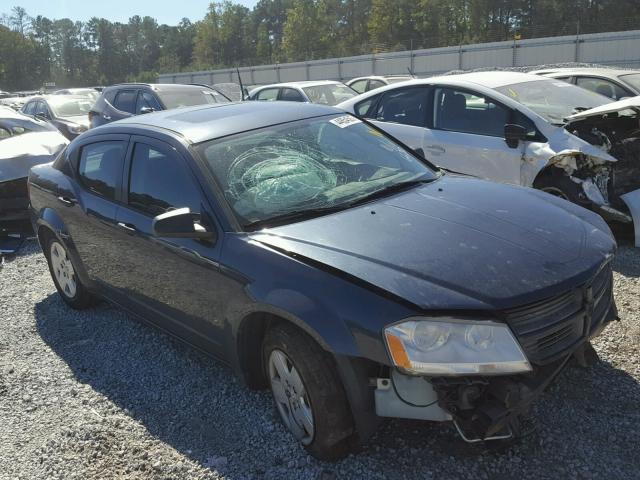 1B3LC46K68N656630 - 2008 DODGE AVENGER SE BLUE photo 1