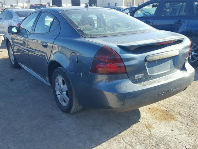 2G2WP552461193574 - 2006 PONTIAC GRAND PRIX BLUE photo 3