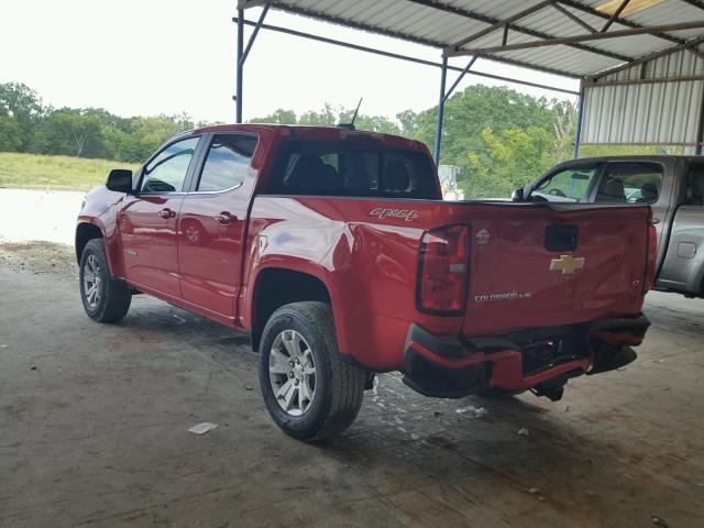 1GCGTCEN0J1224988 - 2018 CHEVROLET COLORADO L RED photo 3