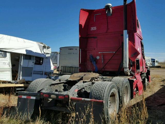 4V4NC9EJ18N485030 - 2008 VOLVO VN VNL RED photo 4