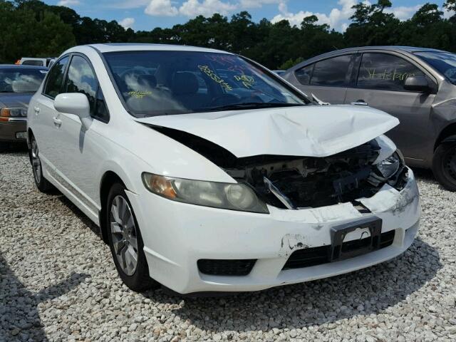 2HGFA1F94AH523295 - 2010 HONDA CIVIC EXL თეთრი ფოტო 1