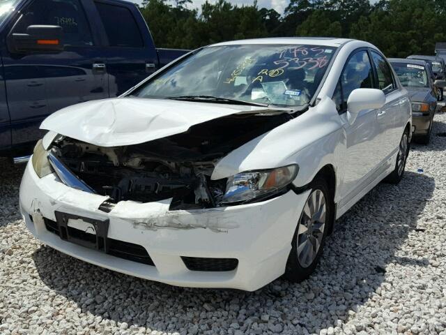 2HGFA1F94AH523295 - 2010 HONDA CIVIC EXL თეთრი ფოტო 2