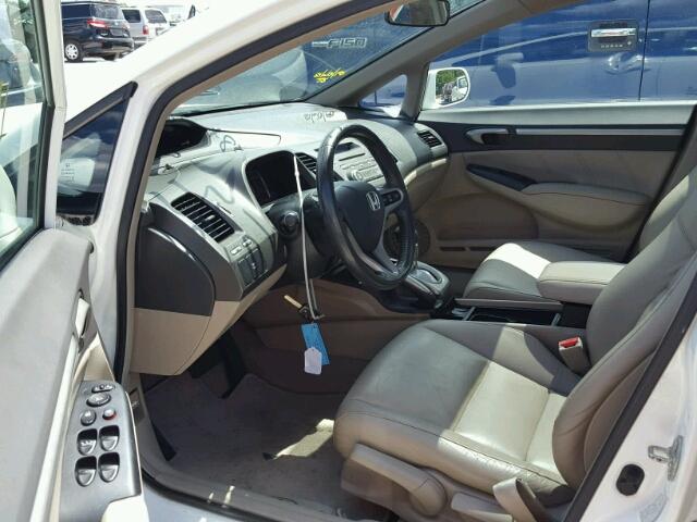 2HGFA1F94AH523295 - 2010 HONDA CIVIC EXL თეთრი ფოტო 9