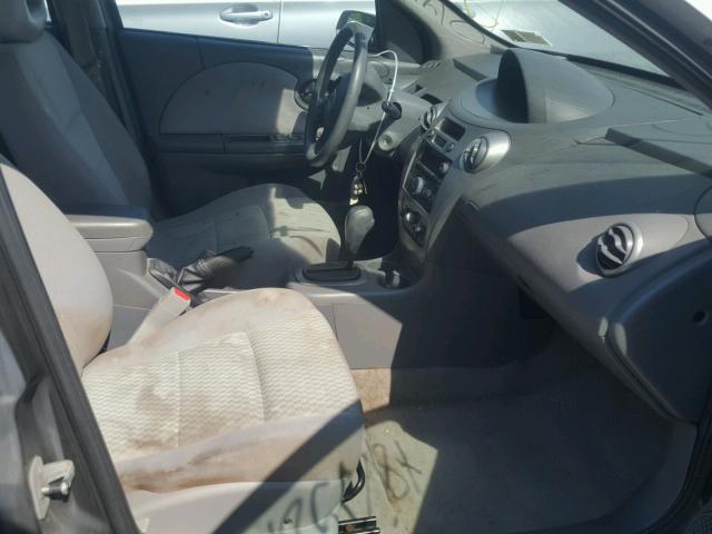 1G8AJ55F77Z141658 - 2007 SATURN ION LEVEL SILVER photo 5