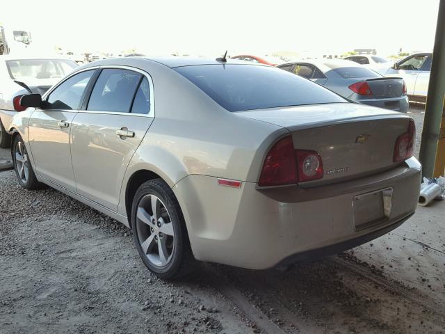 1G1ZC5E12BF283930 - 2011 CHEVROLET MALIBU 1LT BEIGE photo 3