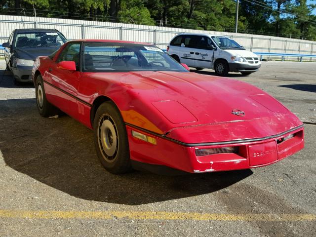 1G1AY0780E5132476 - 1984 CHEVROLET CORVETTE RED photo 1