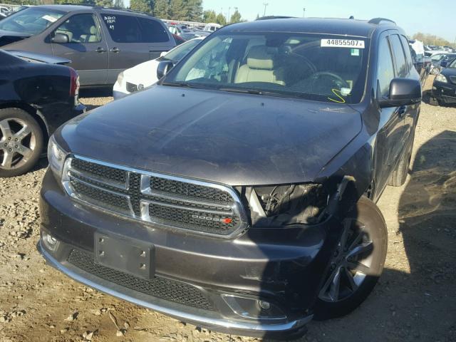 1C4RDHDG7GC361378 - 2016 DODGE DURANGO LI GRAY photo 2