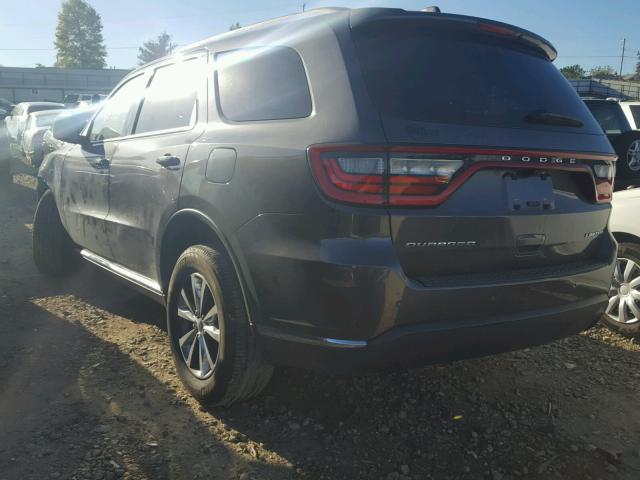 1C4RDHDG7GC361378 - 2016 DODGE DURANGO LI GRAY photo 3