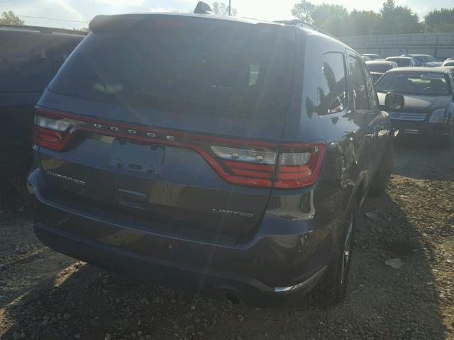 1C4RDHDG7GC361378 - 2016 DODGE DURANGO LI GRAY photo 4