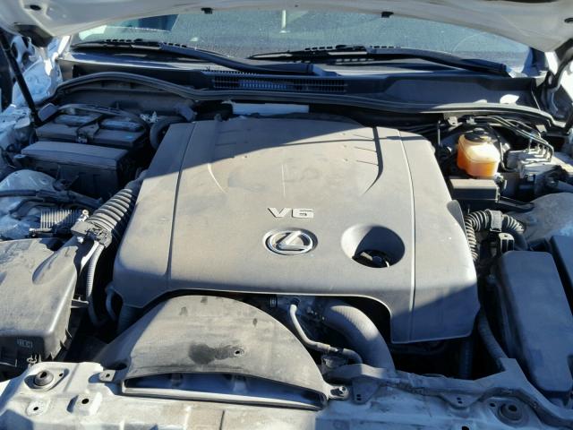 JTHCK262585023170 - 2008 LEXUS IS 250 WHITE photo 7