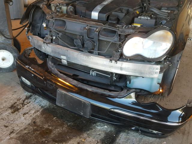 WDBRF61J22F148228 - 2002 MERCEDES-BENZ C 240 BLACK photo 9