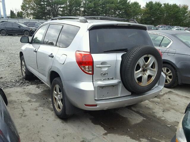 JTMZD33V586075080 - 2008 TOYOTA RAV4 SILVER photo 3