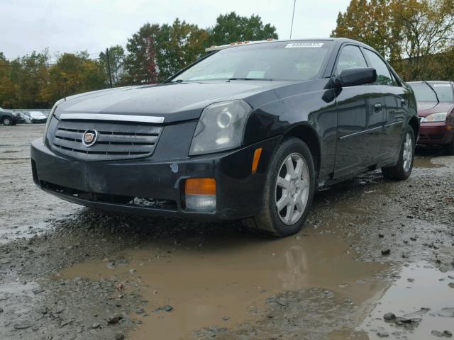 1G6DM57T570110557 - 2007 CADILLAC CTS BLACK photo 2