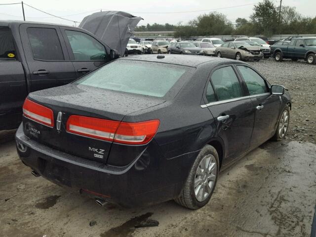 3LNHL2JC4AR620605 - 2010 LINCOLN MKZ BLACK photo 4