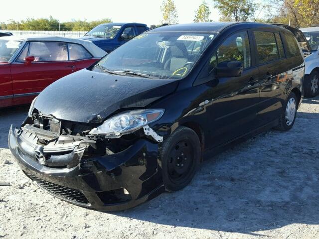 JM1CR293960124451 - 2006 MAZDA 5 BLACK photo 2