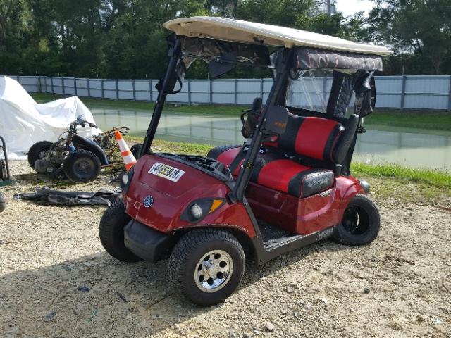 J0B014255 - 2017 YAMAHA GOLF CART BURGUNDY photo 2