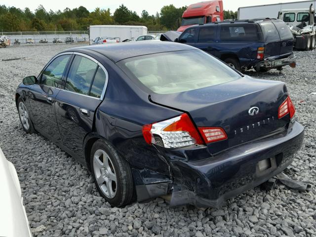 JNKCV51E94M604374 - 2004 INFINITI G35 BLUE photo 3