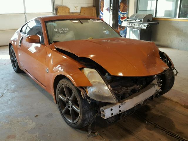 JN1AZ34D43T117238 - 2003 NISSAN 350Z COUPE ORANGE photo 1