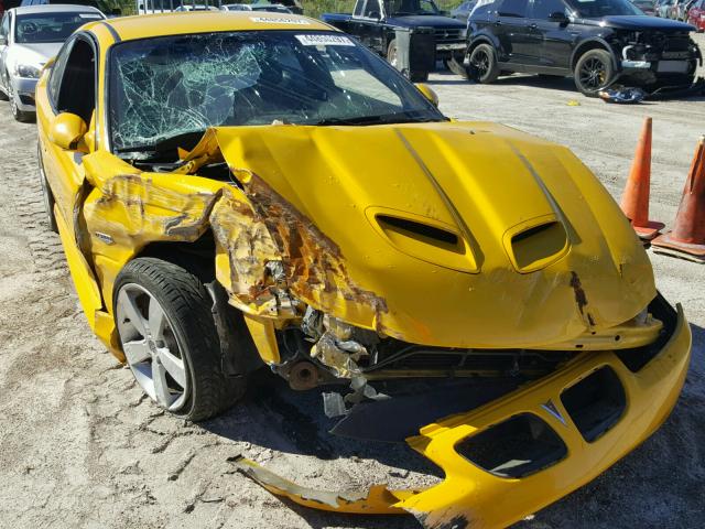 6G2VX12U85L464156 - 2005 PONTIAC GTO YELLOW photo 9