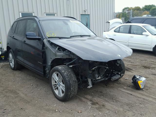 5UXWX5C5XCL722877 - 2012 BMW X3 BLACK photo 1