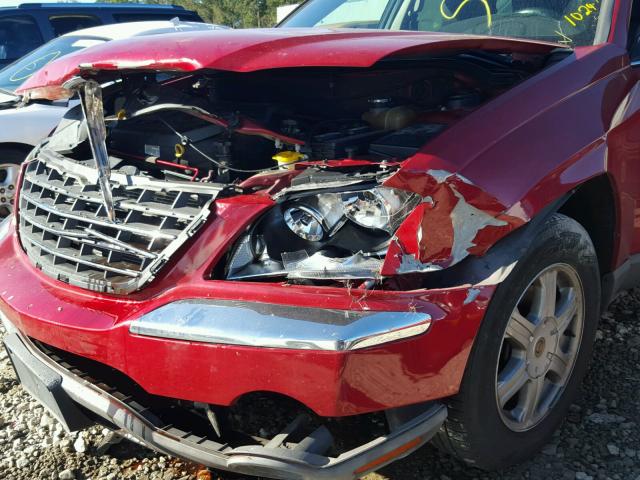 2A8GM68436R842982 - 2006 CHRYSLER PACIFICA RED photo 9