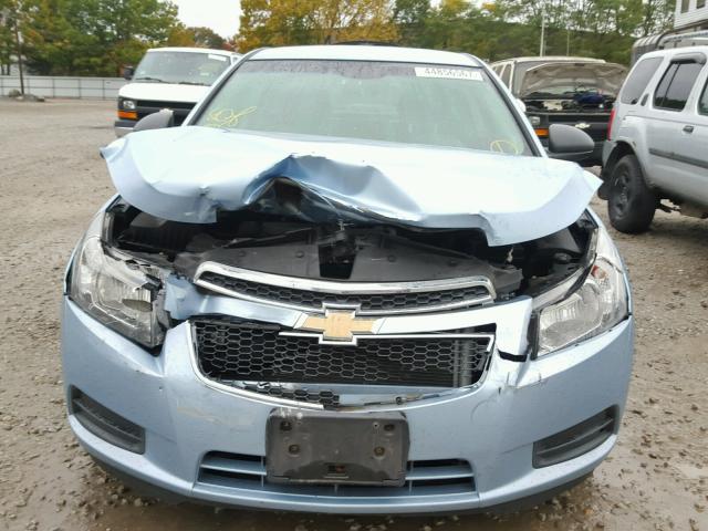 1G1PC5SH6C7144081 - 2012 CHEVROLET CRUZE TURQUOISE photo 9