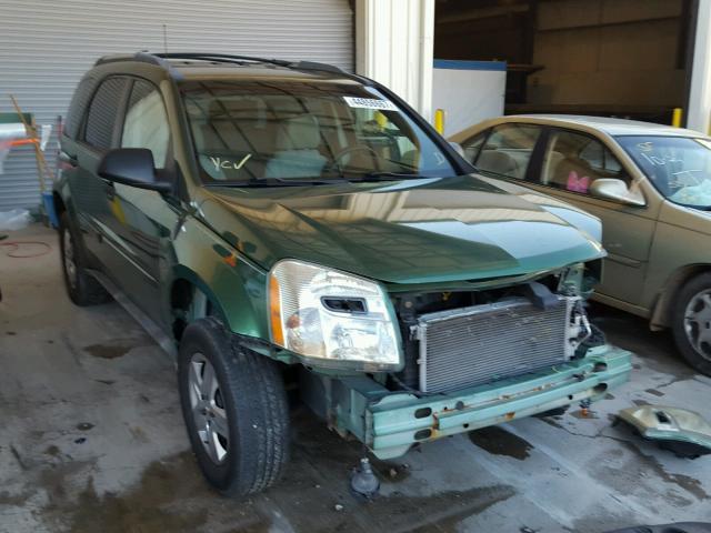 2CNDL13F256062475 - 2005 CHEVROLET EQUINOX LS GREEN photo 1