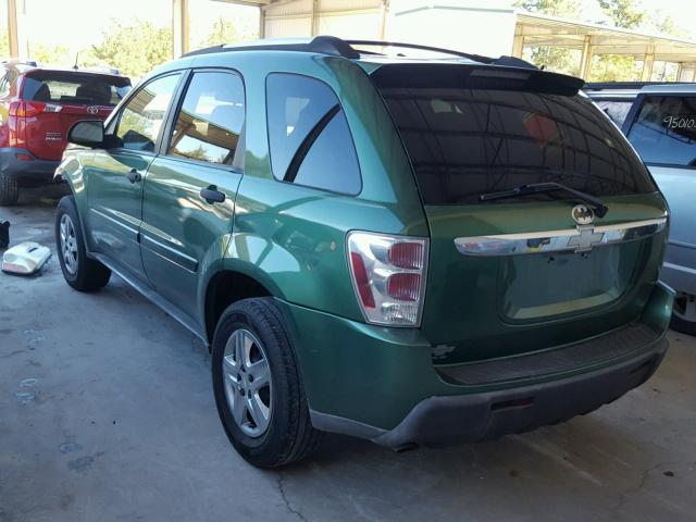 2CNDL13F256062475 - 2005 CHEVROLET EQUINOX LS GREEN photo 3