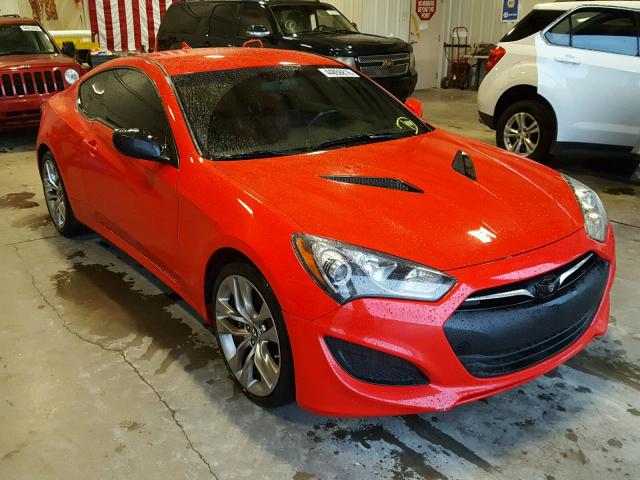 KMHHT6KD6DU087023 - 2013 HYUNDAI GENESIS CO RED photo 1