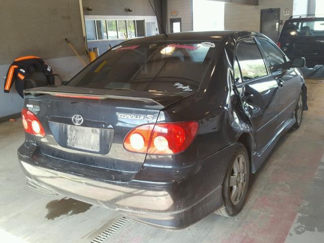 2T1BR32E46C661635 - 2006 TOYOTA COROLLA CE BLACK photo 4