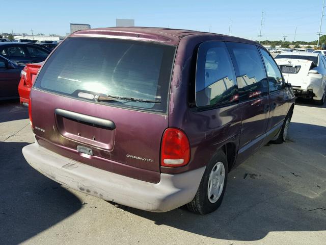 2B4FP2533XR177207 - 1999 DODGE CARAVAN MAROON photo 4