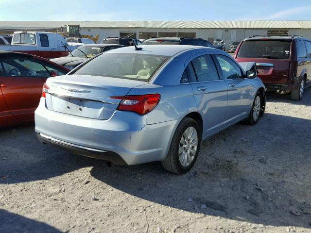 1C3CCBAB6DN561767 - 2013 CHRYSLER 200 LX SILVER photo 4