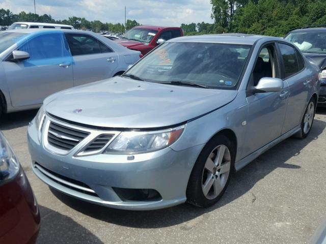 YS3FA4CY9B1314221 - 2011 SAAB 9-3 2.0T BLUE photo 2