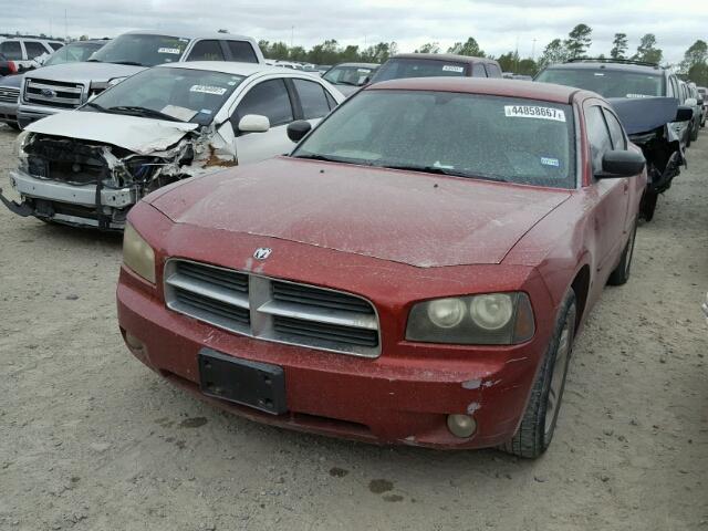 2B3KA43G46H304993 - 2006 DODGE CHARGER SE RED photo 2