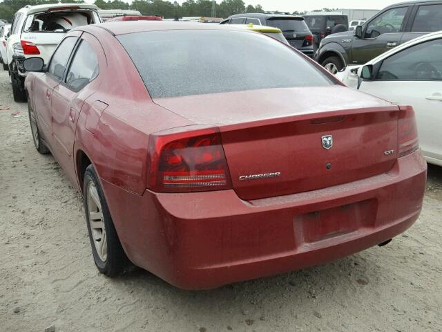 2B3KA43G46H304993 - 2006 DODGE CHARGER SE RED photo 3