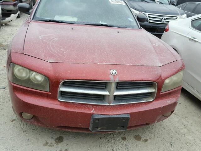 2B3KA43G46H304993 - 2006 DODGE CHARGER SE RED photo 7