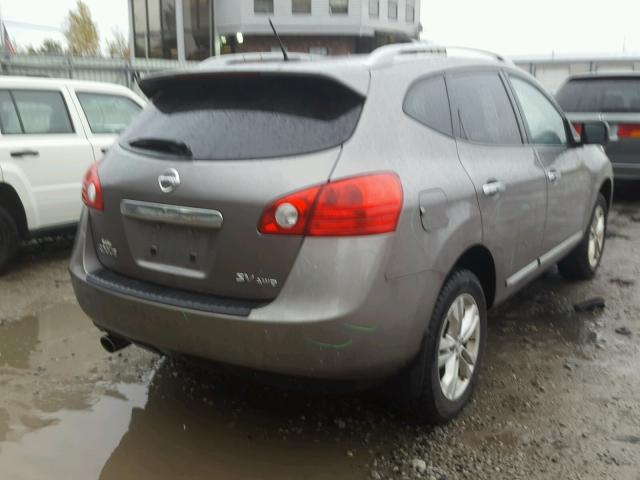 JN8AS5MV2CW716258 - 2012 NISSAN ROGUE GRAY photo 4