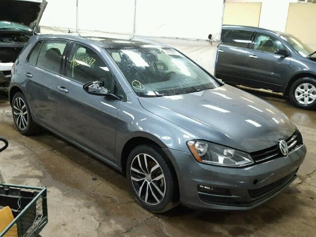 3VW217AU9HM018972 - 2017 VOLKSWAGEN GOLF S GRAY photo 1