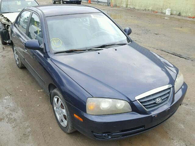 KMHDN46D15U016210 - 2005 HYUNDAI ELANTRA GL BLUE photo 1