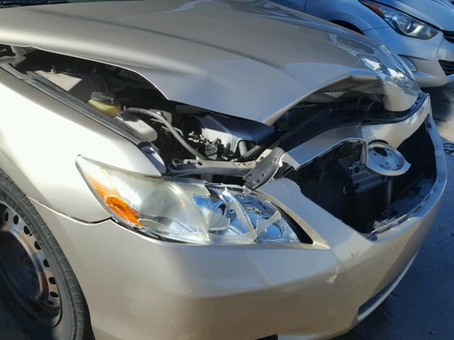 4T1BK46K58U560096 - 2008 TOYOTA CAMRY GOLD photo 9