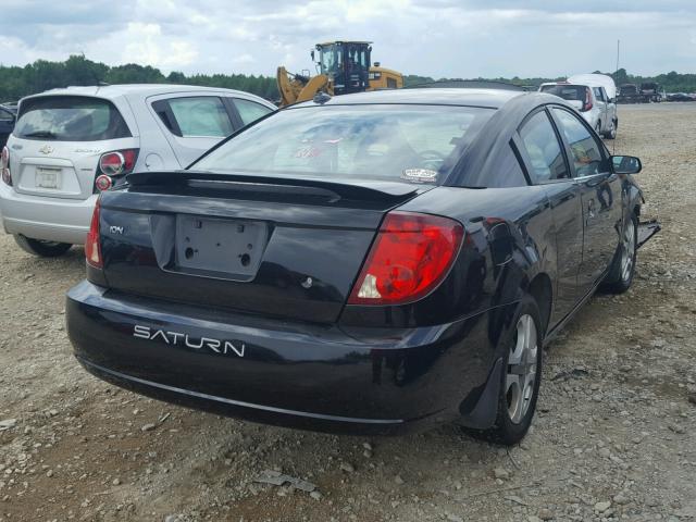 1G8AW12F84Z210349 - 2004 SATURN ION LEVEL BLACK photo 4
