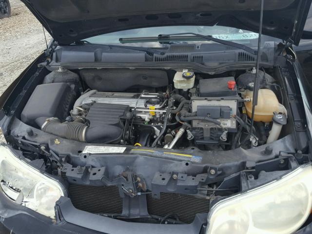 1G8AW12F84Z210349 - 2004 SATURN ION LEVEL BLACK photo 7