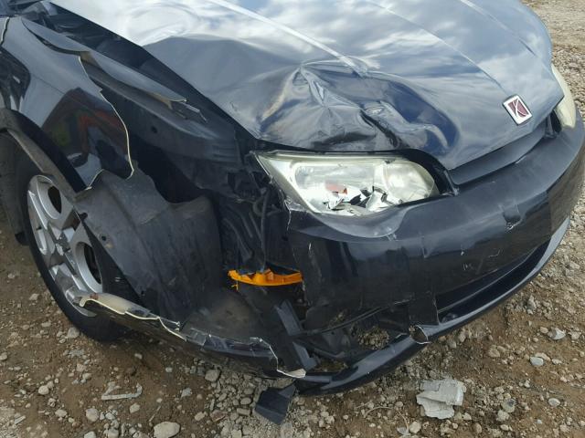 1G8AW12F84Z210349 - 2004 SATURN ION LEVEL BLACK photo 9