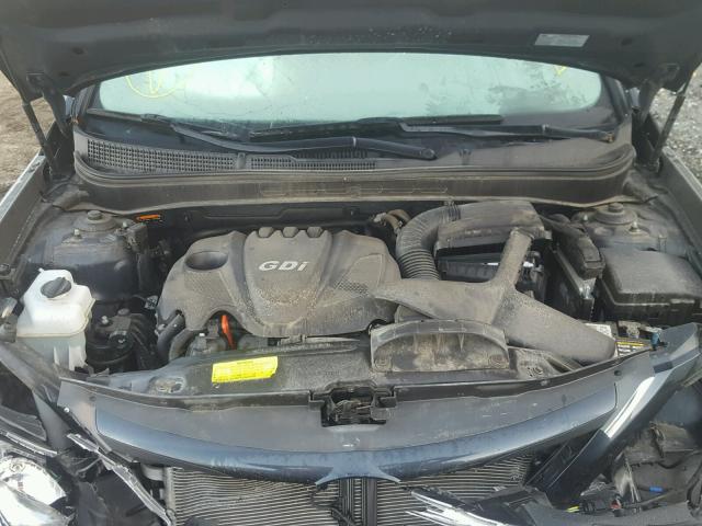 5NPEB4AC6EH870040 - 2014 HYUNDAI SONATA GLS BLUE photo 7