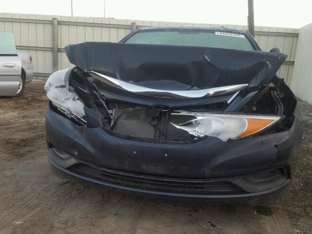 5NPEB4AC6EH870040 - 2014 HYUNDAI SONATA GLS BLUE photo 9