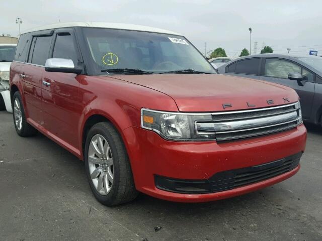 2FMGK5DC7BBD29057 - 2011 FORD FLEX LIMIT RED photo 1