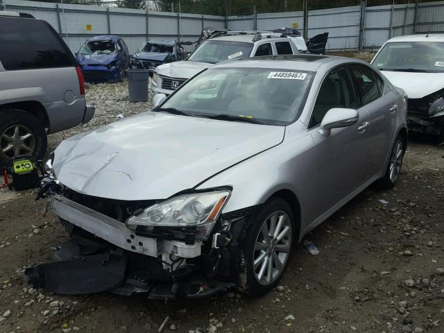 JTHCK262295035780 - 2009 LEXUS IS 250 GRAY photo 2