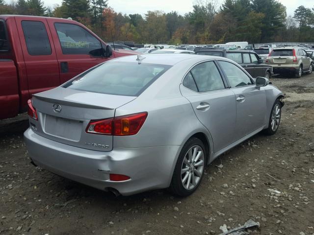 JTHCK262295035780 - 2009 LEXUS IS 250 GRAY photo 4