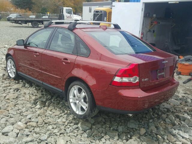 YV1MS682372264634 - 2007 VOLVO S40 T5 RED photo 3